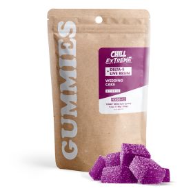 Delta 8 + Live Resin Gummies - 150mg - Wedding Cake - Hybrid