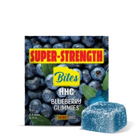 HHC Gummies - 50mg - Blueberry - Bites