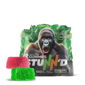 D8, THCP Gummies - 500mg - Exotic Mix - Stunn'd
