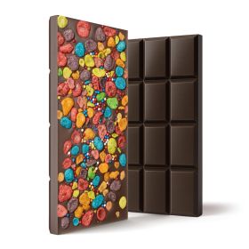 D8 & D9 THC Dark Chocolate w/ Cereal & Sprinkles Bar - 600mg - Chill Plus