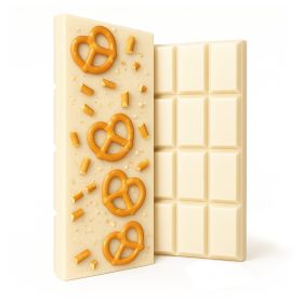 Delta 8 THC White Chocolate & Pretzels Bar - 600mg - Chill Plus