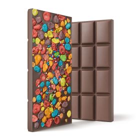 Delta 8 THC Milk Chocolate w/ Cereal & Sprinkles Bar - 600mg - Chill Plus