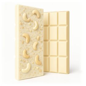 Delta 8 THC White Chocolate & Cashews Bar - 600mg - Chill Plus