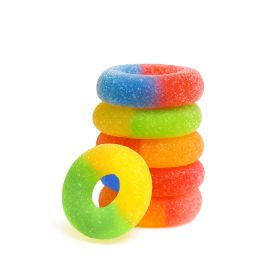 Delta 8 Gummies - 100mg - Assorted Sour Mix Rings - Chill Extreme