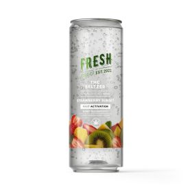 D9 Nano Strawberry Sunset THC Seltzer - 100mg - Fresh