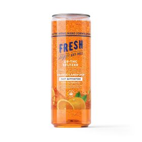 D9 Nano Orange Candy Pop THC Seltzer - 100mg - Fresh