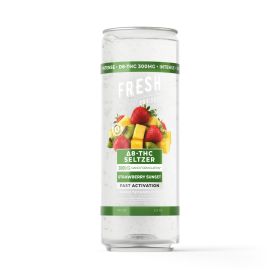D8 Nano Strawberry Sunset THC Seltzer - 300mg - Fresh