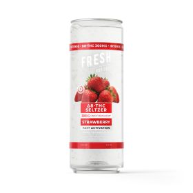 D8 & D9 Nano Strawberry THC Seltzer - 300mg - Fresh