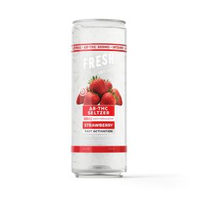 D8 Nano Strawberry THC Seltzer - 300mg - Fresh