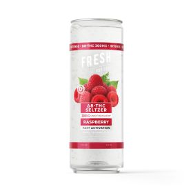 D8 & D9 Nano Raspberry THC Seltzer - 300mg - Fresh