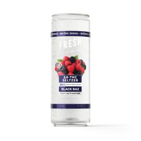 D8 Nano Black Raz THC Seltzer - 300mg - Fresh