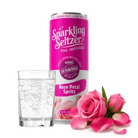 Delta 9 Rose Petal Spritz THC Seltzer - 4mg - Fresh
