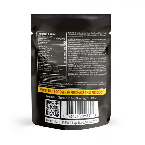 Energy Boost Supplement - Energy Gummies - 2-Pack - 4