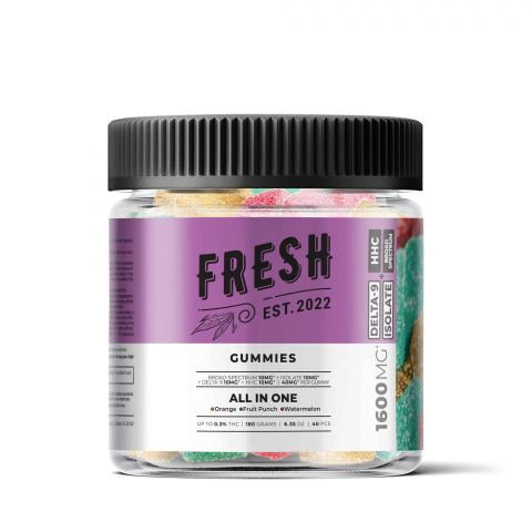 All In One Gummies - Delta 9  - 1600mg - Fresh - Thumbnail 2