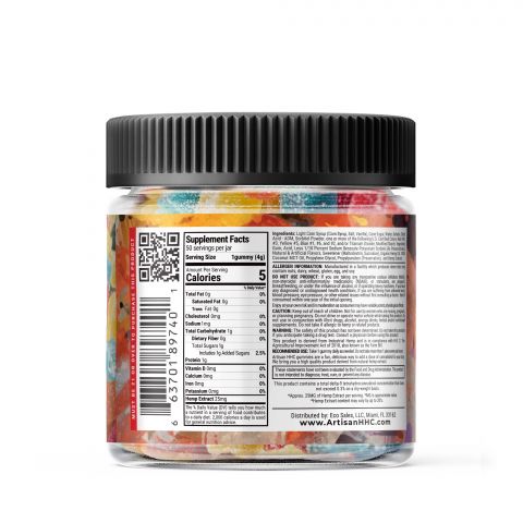 HHC Cube Gummies - 25mg - Fruity Mix - Artisan - Thumbnail 3