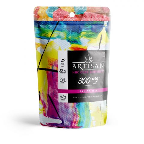 Artisan HHC THC Cube Gummies - Fruity Mix - 300MG - Thumbnail 2