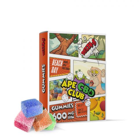 Beach Day Gummies - Delta 8  - 600mg - Ape CBD Club - Thumbnail 1