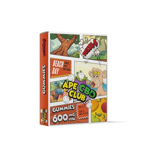 Beach Day Gummies - Delta 8  - 600mg - Ape CBD Club - Thumbnail 2