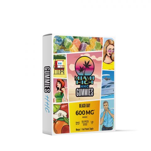 Beach Day Gummies - HHC - 600MG - Miami High - Thumbnail 2