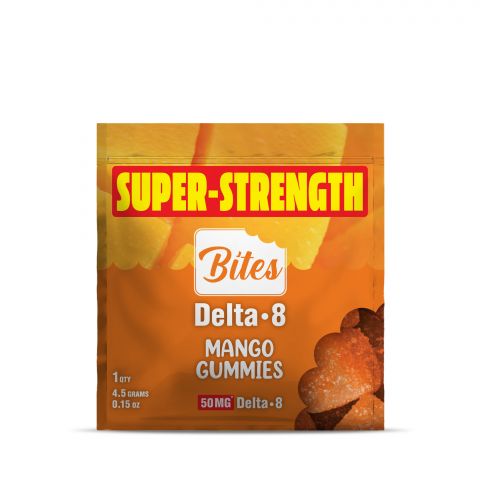 Bites Delta-8 THC Gummy - Mango - 50MG - 2