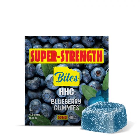 HHC Gummy - 50mg - Blueberry - Bites - Thumbnail 1