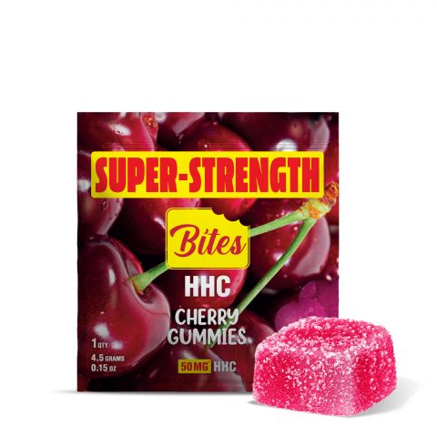 HHC Gummy - 50mg - Cherry - Bites - Thumbnail 1