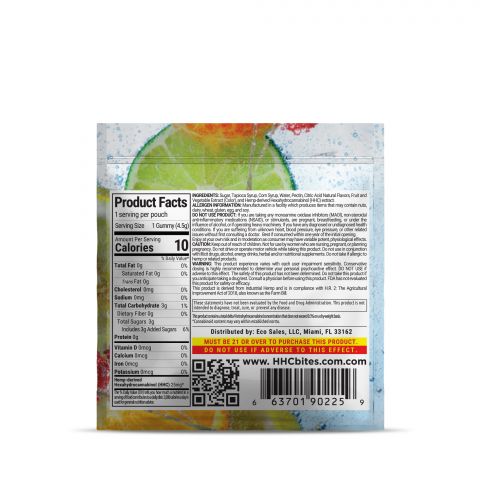 Bites HHC Gummy - Fruit Punch - 25MG - Thumbnail 3