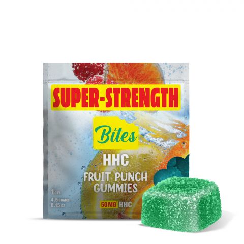HHC Gummy - 50mg - Fruit Punch - Bites - 1