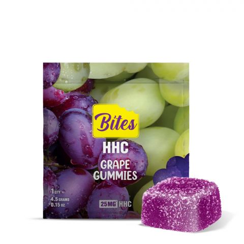 HHC Gummy - 25mg - Grape - Bites - 1
