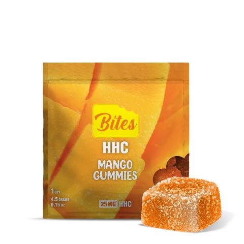 Bites HHC Gummy - Mango - 25MG - Thumbnail 1