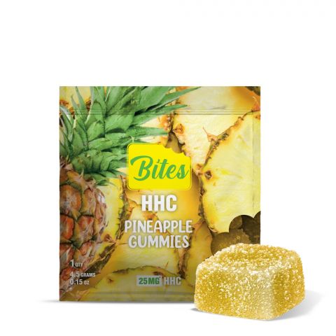 Bites HHC Gummy - Pineapple - 25MG - 1