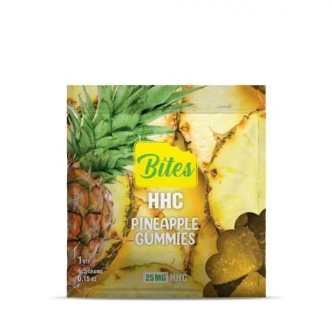HHC Gummy - 25mg - Pineapple - Bites - Thumbnail 2