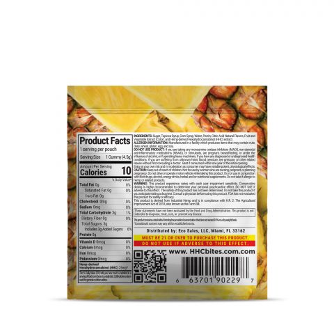 Bites HHC Gummy - Pineapple - 25MG - Thumbnail 3