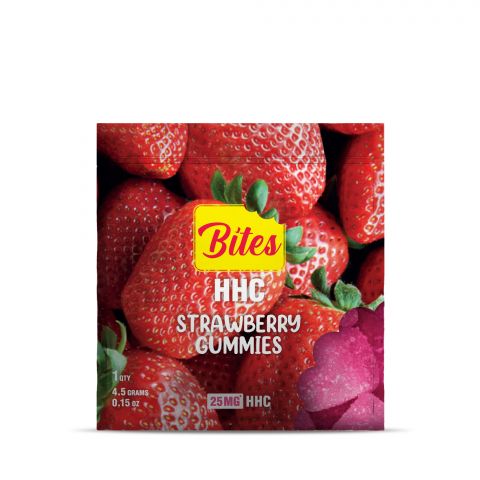 Bites HHC Gummy - Strawberry - 25MG - Thumbnail 2