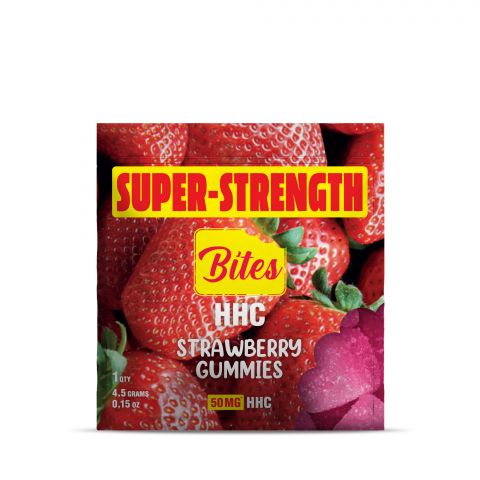 HHC Gummy - 50mg - Strawberry - Bites - 2