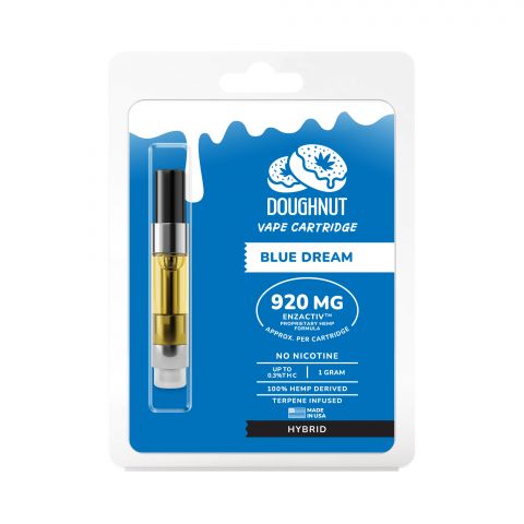 Blue Dream Cartridge - CBD & Enzactiv - Doughnut - 920mg - 2