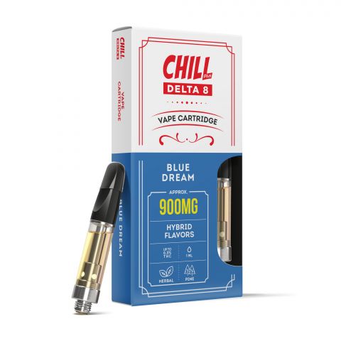 Blue Dream Cartridge - Delta 8 THC - Chill Plus - 900mg (1ml) - 1