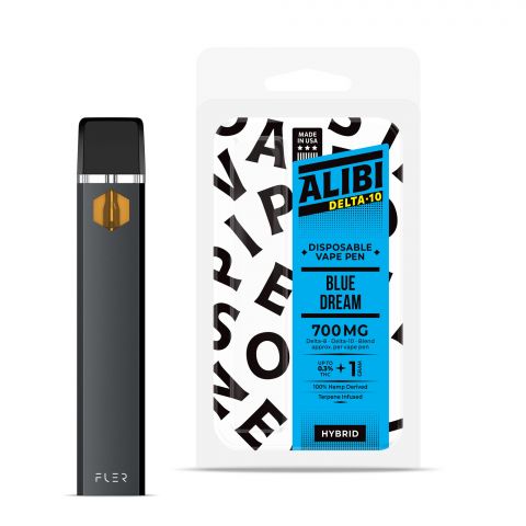 Blue Dream Delta 10 THC Vape Pen - Disposable - Alibi - 700mg - Thumbnail 1