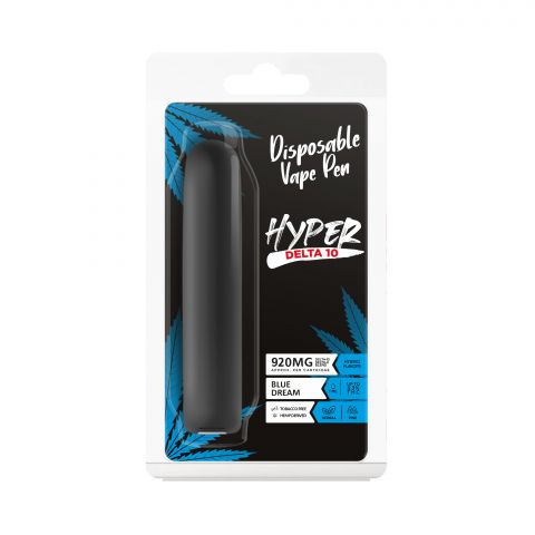 Blue Dream Delta 10 THC Vape Pen - Disposable - Hyper - 920mg - Thumbnail 2