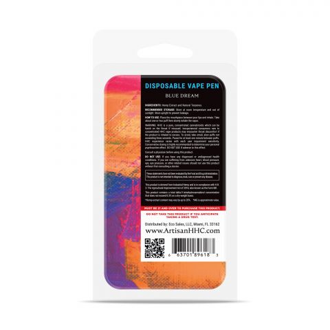 Blue Dream HHC THC Vape Pen - Disposable - Artisan - 900mg - Thumbnail 3
