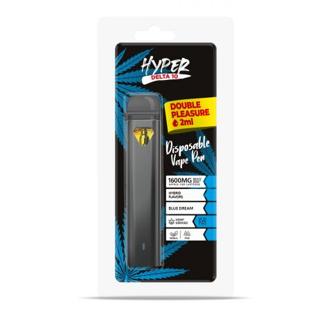 Blue Dream THC Vape - Delta 10 - Disposable - Hyper - 1600mg - Thumbnail 2