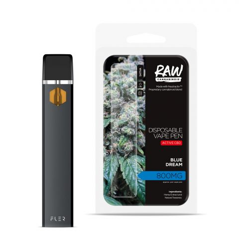 Blue Dream Vape Pen - Active CBD - Disposable - RAW - 800MG - Thumbnail 1