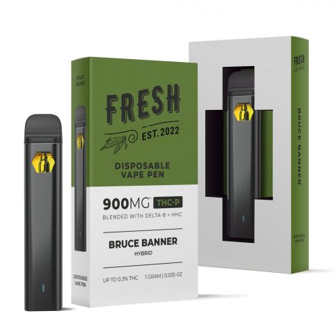 Bruce Banner Vape Pen - THCP  - Disposable - 900mg - Fresh - 1
