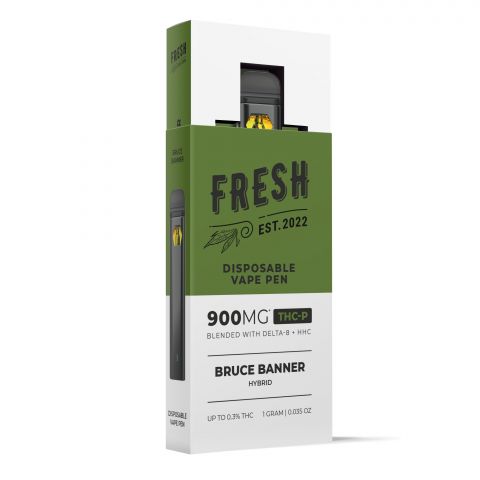 Bruce Banner Vape Pen - THCP  - Disposable - 900mg - Fresh - Thumbnail 2