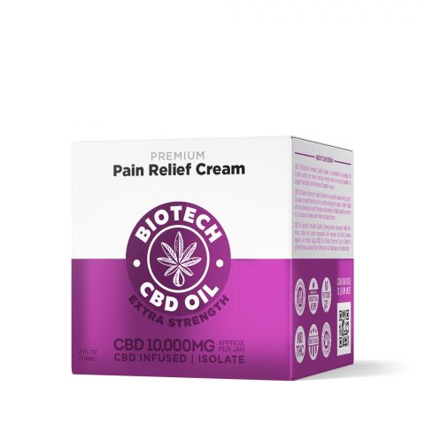 CBD Pain Relief Cream - 10,000mg - 4oz - Biotech CBD - Thumbnail 2