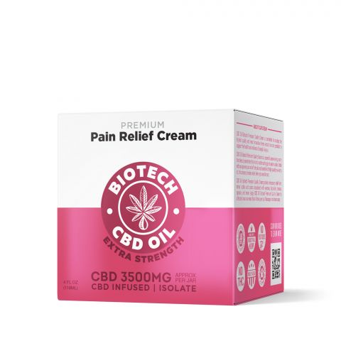 CBD Pain Relief Cream - 3,500mg - 4oz - Biotech CBD - Thumbnail 2