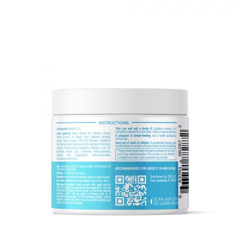 CBD Pain Relief Cream - 5,000mg - 4oz - Biotech CBD - Thumbnail 4