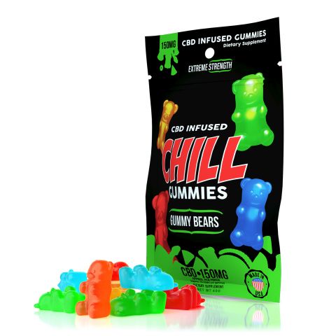 Chill Gummies - CBD Infused Gummy Bears - 150mg - 1
