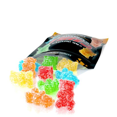 Chill Gummies - CBD Infused Sour Bears - 150mg - Thumbnail 3