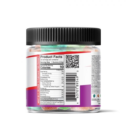 Chill Plus Delta-8 Extreme Fruity Mix Gummies - 1250X - Thumbnail 3